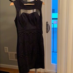 Dark Blue Lace Dress